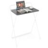 60CM Folding Computer Desk with Tablet Bracket-Grey