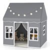 Indoor Kids Play Tent with Star Lights for Children Boys Girls Gift-Grey