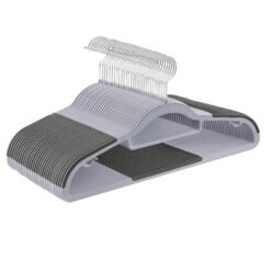 Set of 30 Clothes Hangers, Slim Non-Slip Plastic Hangers, Heavy Duty for Wardrobe
