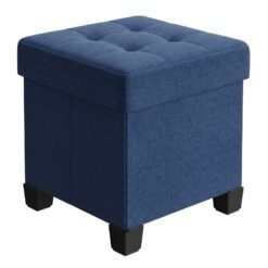 Storage Ottoman, Foldable Small Foot Rest, Foot Stool