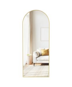 Arched Full Body Mirror with Stand