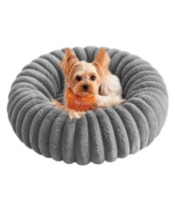 Dog Bed Small Cat Bed with Soft Padding 50 cm Dove Grey