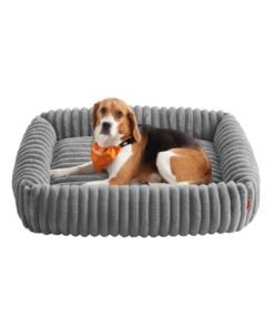Dog Bed Large Dog Sofa Bed Soft Padding 91 x 68 x 18 cm Dove Grey