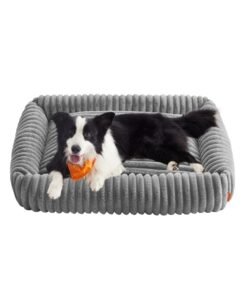 Dog Bed Large Dog Sofa Bed Soft Padding 106 x 75 x 20 cm Dove Grey