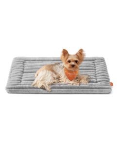 Dog Bed Mat 75 x 50 cm Pet Blanket for Dogs and Cats Dove Grey