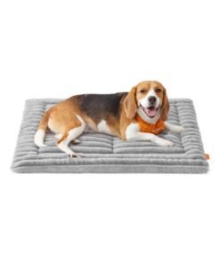 Dog Bed Mat 90 x 65 cm Pet Blanket for Dogs and Cats Dove Grey
