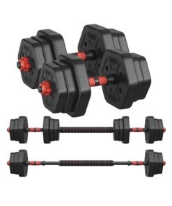 Dumbbell Sets 20 kg Weights Each with Connecting Bar