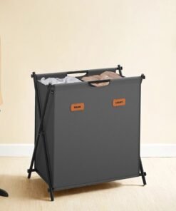 Laundry Hamper, Laundry Basket, 115 L Laundry Sorter 2 Sections