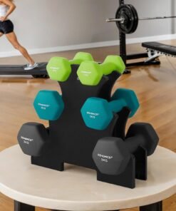 Neoprene Dumbbells Set - 2 x 1 kg, 2 x 2 kg, 2 x 3 kg