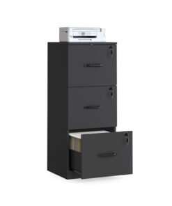 Filing Cabinet for Home Office with 3 Lockable Drawers