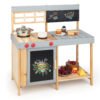 Kids Wooden Mud Kitchen Set with Chalkboard