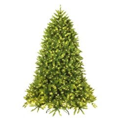 150 cm Pre-Lit Christmas Tree with LED Lights with 8 Lighting Modes-1.5M