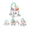 4-In-1 Baby Activity Center with Walker for Kids Aged 0-2 Years-Grey