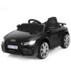 Licensed Audi TTRS 12V Battery-Powered Vehicle with 2 Motors MP3 music-Black
