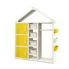 Kids Costume Storage Closet with Storage Bin-Yellow