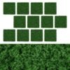 12 Pieces 50 x 50cm Artificial Grass Wall Panels for Garden Yard Balcony Home