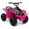 12V Kids Ride On ATV with 2 Speeds and LED Lights-Pink