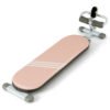 Multifunctional Sit Up Bench with 3 Gear Adjustable Angles and Length-Pink