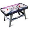 Air Hockey Game Table with 2 Pushers and Pucks-White