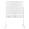120 x 90 CM Double-Sided Dry Erase Mobile Board with Stand-White