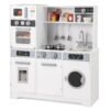 Kids Play Kitchen Toy Set with Water Dispenser and Sink-White