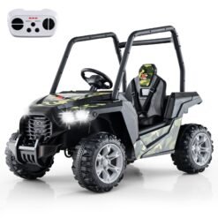 24V Kids Ride-on Car with 3 Adjustable Speeds-Camouflage