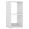 Open Back 2-tier Bookshelf with Anti-toppling Kit-White