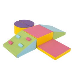 6 Pieces Toddler Climbing Toys with EPE Foam and PU Leather Cover