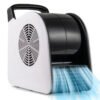 Air Mover Carpet Dryer with 3 Speeds 185° Pivoting Head and 1 AC Outlet