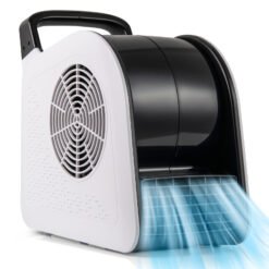 Air Mover Carpet Dryer with 3 Speeds 185° Pivoting Head and 1 AC Outlet