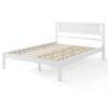 Double Size Wood Bed Frame with Headboard with Wooden Slats Support-Full Size