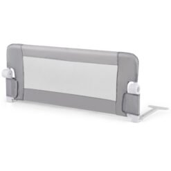 Foldable Toddler Bed Rail with Removable Oxford Cover-Grey