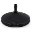 25 kg Water and Sand Weighted Umbrella Base for Poolside-Black