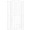 171 cm Extra Tall Pet Gate Heavy-Duty Metal Cat Gate with Wide Opening-White