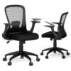 Ergonomic Mesh Office Chair with Adjustable Backrest-Black
