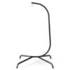 Heavy Duty Metal Hammock C-Stand with Spring Hook and 360° Rotation