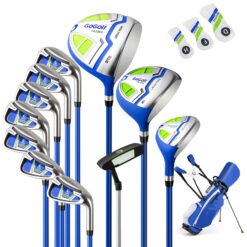Men's Complete Golf Clubs and Bag Set Right Handed-Blue