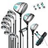 Women's Complete Golf Clubs and Bag Set Right Handed-Green