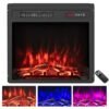 20 Inch Electric Fireplace Insert 750W/1500W Fireplace Heater with Remote Control