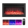 36-Inch Electric Fireplace Insert with Remote Control-36 inch