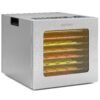 Food Dehydrator Machine with 8 Stainless Steel Trays-Silver