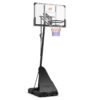 Portable Basketball Hoop 1.05-3.05m Adjustable with Shatterproof Backboard