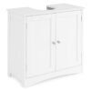 Under Sink Cabinet Freestanding Bathroom Vanity Cabinet-White
