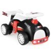 Kids Ride On Car Sliding Toy with Music and Cool Rear Wings-Black &amp; Red