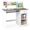 Kids Study Desk Multifunctional Student Desk-Grey