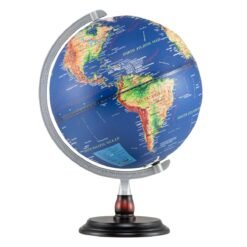 30CM Illuminated World Globe Light up Globe Night Lamp-Navy
