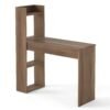 Home Office Desk with Bookshelf 110 CM Study Writing Table-Oak