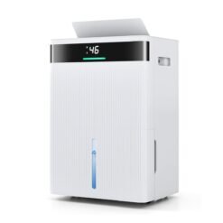 30L Dehumidifier with 3 Modes and 3-Color Lights-White