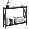 Entryway Set with Console Table Folding Suitcase Stand and Modern Coat Stand Hanger