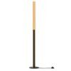 Bamboo Floor Lamp Dimmable LED Corner Lamp with Foot Switch and 3 Color Temperatures-Natural
